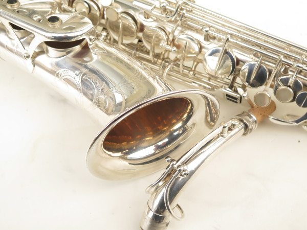 Saxophone alto Louis Augu Royal argenté gravé (1)