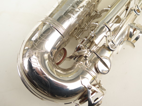 Saxophone alto Louis Augu Royal argenté gravé (11)