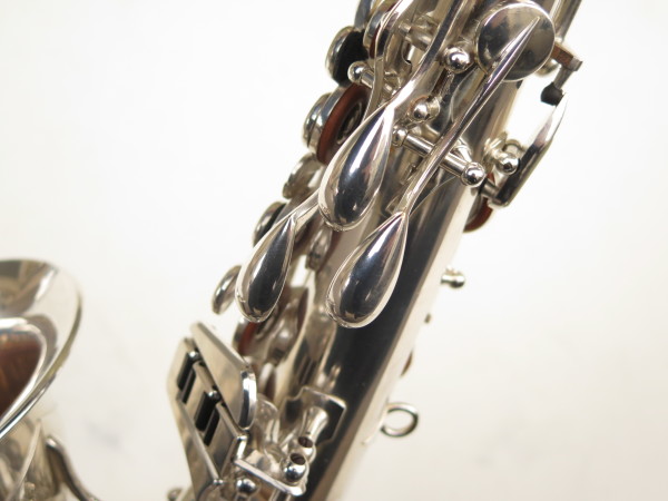 Saxophone alto Louis Augu Royal argenté gravé (15)