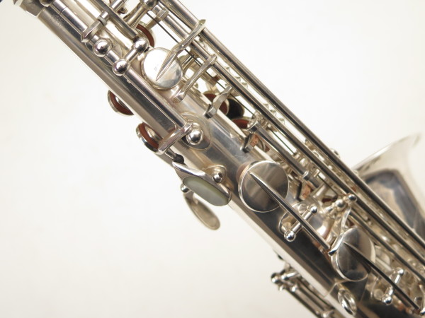 Saxophone alto Louis Augu Royal argenté gravé (18)