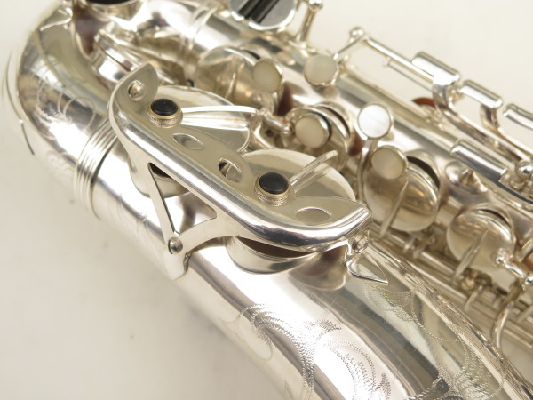 Saxophone alto Louis Augu Royal argenté gravé (3)