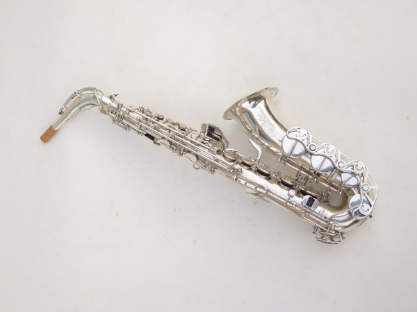 Saxophone alto Couesnon monopole argenté gravé (10)