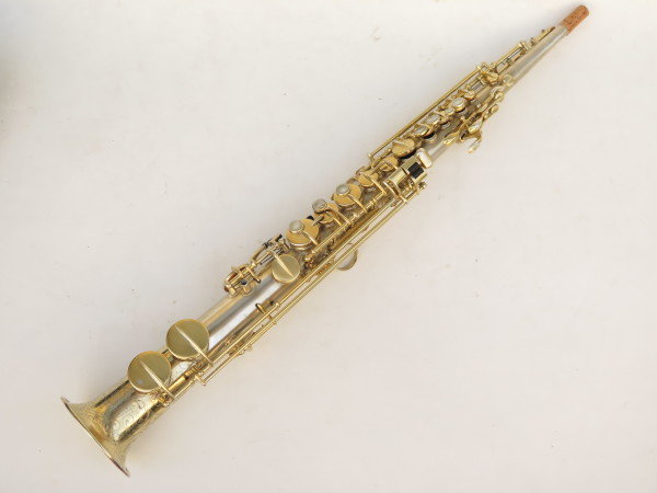 Saxophone soprano Martin handcraft plaqué or sablé gravé (18)