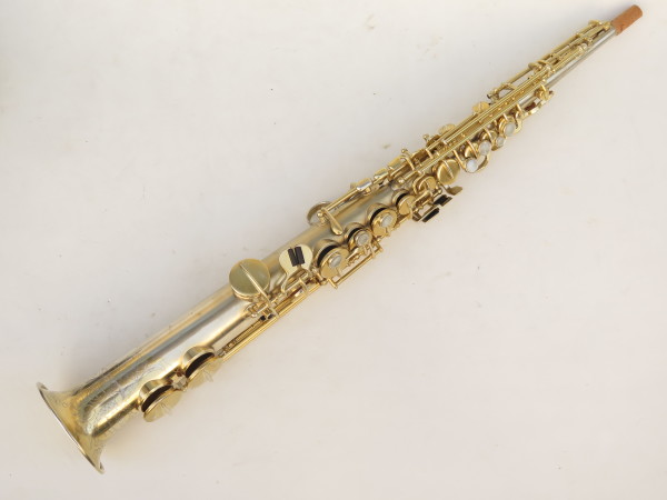 Saxophone soprano Martin handcraft plaqué or sablé gravé (19)