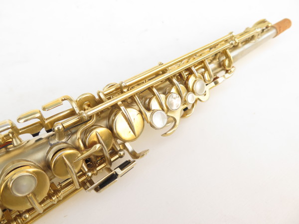 Saxophone soprano Martin handcraft plaqué or sablé gravé (6)