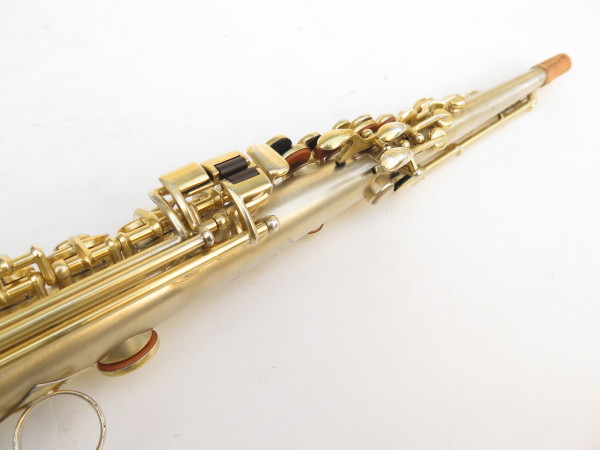 Saxophone soprano Martin handcraft plaqué or sablé gravé (9)