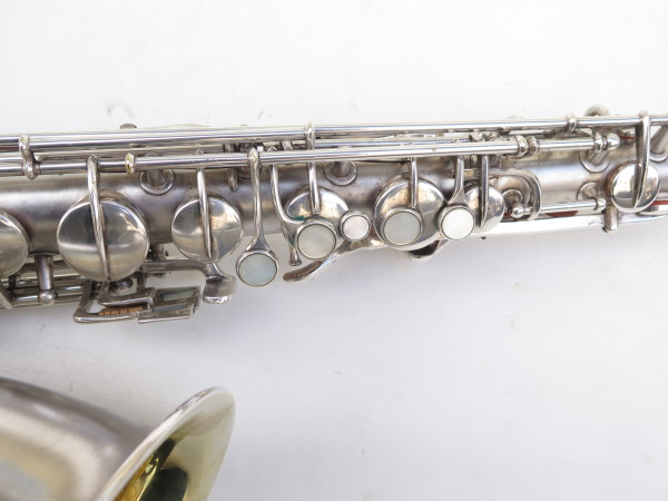 Saxophone ténor en Ut Conn New Wonder 2 argenté gravé (11)