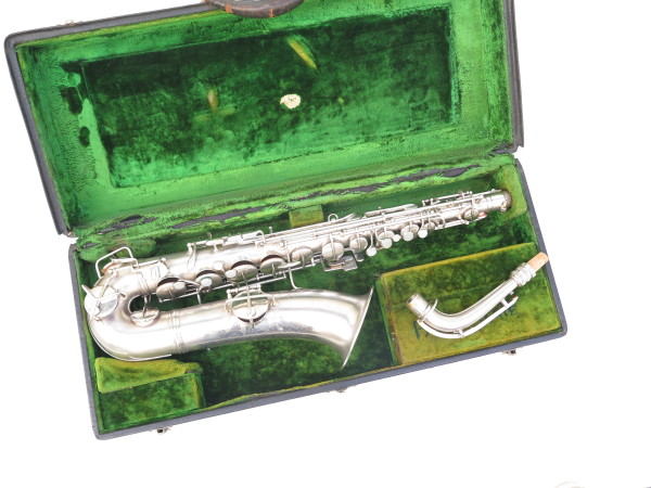 Saxophone ténor en Ut Conn New Wonder 2 argenté gravé (5)