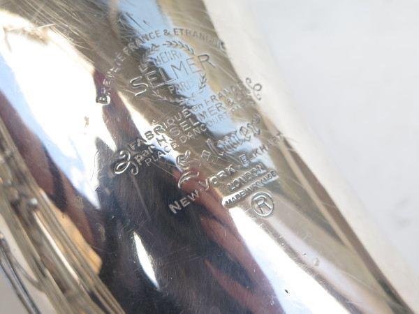 Saxophone baryton Selmer Mark 6 argenté (21)
