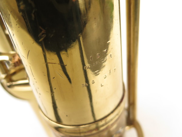 Saxophone baryton CONN 12M verni gravé (4)