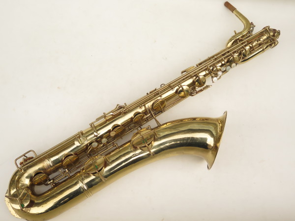 Saxophone baryton CONN 12M verni gravé (6)