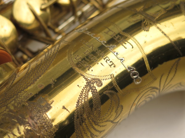 Saxophone ténor Buescher 400 verni gravé (13)