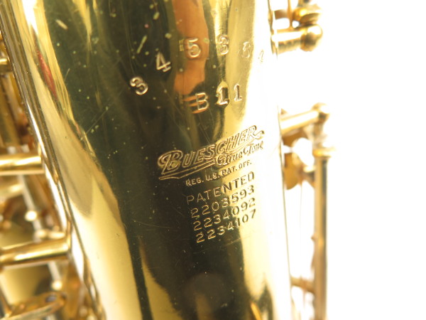 Saxophone ténor Buescher 400 verni gravé (8)