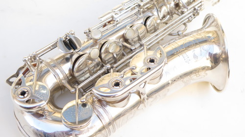 Saxophone alto Selmer Balanced Action argenté gravé (1)