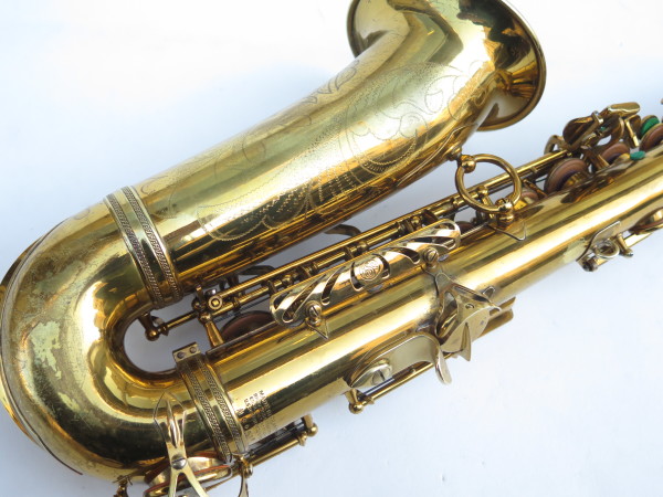 Saxophone alto Selmer Mark 6 verni gravé (17)