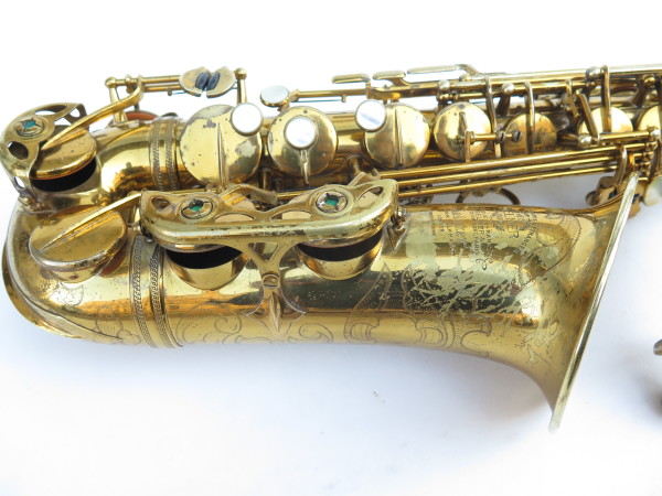 Saxophone alto Selmer Mark 6 verni gravé (8)