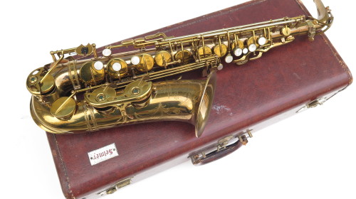 Saxophone alto Selmer Mark 6 verni gravé américain (1)
