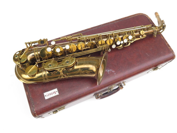 Saxophone alto Selmer Mark 6 verni gravé américain (1)