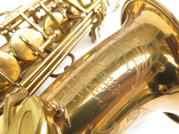 Saxophone alto Selmer Mark 6 verni gravé américain (10)