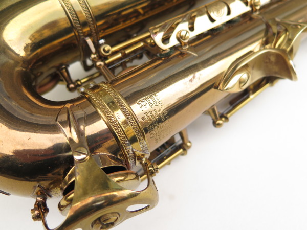 Saxophone alto Selmer Mark 6 verni gravé américain (7)