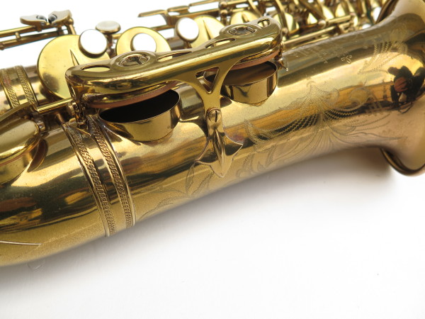 Saxophone alto Selmer Mark 6 verni gravé américain (9)