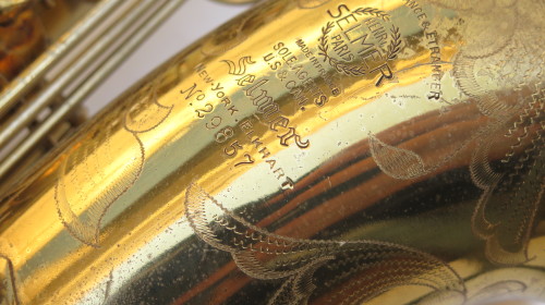 Saxophone ténor Selmer Balanced Action verni gravé (1)
