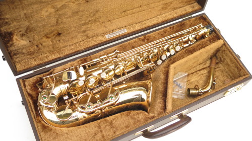 Saxophone alto Selmer Super Action 80 verni gravé (1)