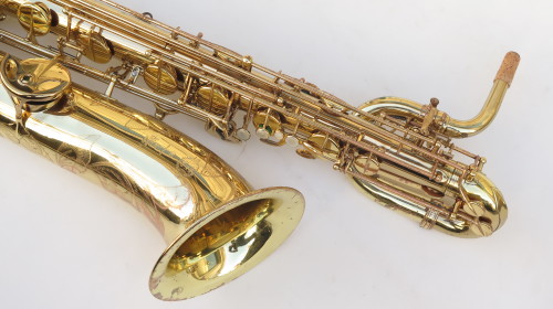 Saxophone baryton Selmer Super Action 80 Série 2 verni gravé (1)