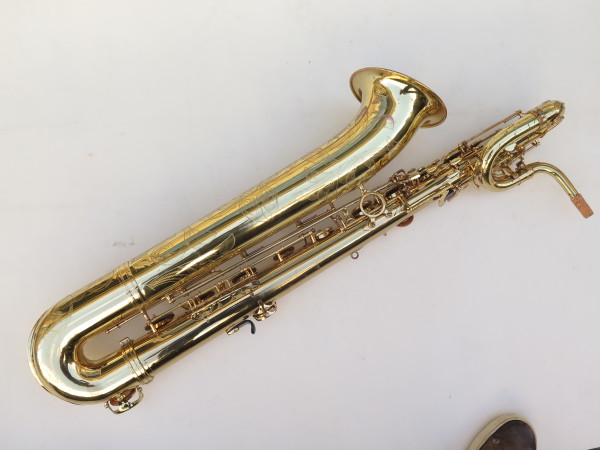 Saxophone baryton Selmer Super Action 80 Série 2 verni gravé (12)