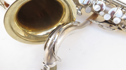 Saxophone ténor Martin Committee 3 argenté sablé plaqué or (1)