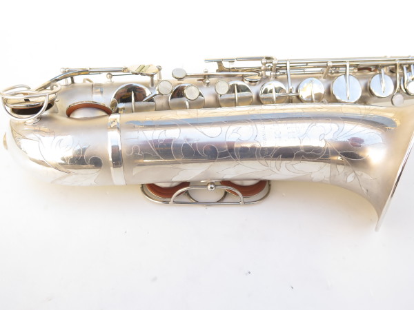 Saxophone ténor Martin Committee 3 argenté sablé plaqué or (10)