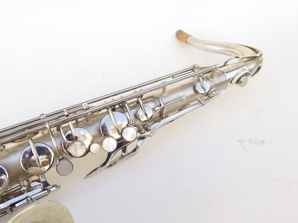 Saxophone ténor Martin Committee 3 argenté sablé plaqué or (11)