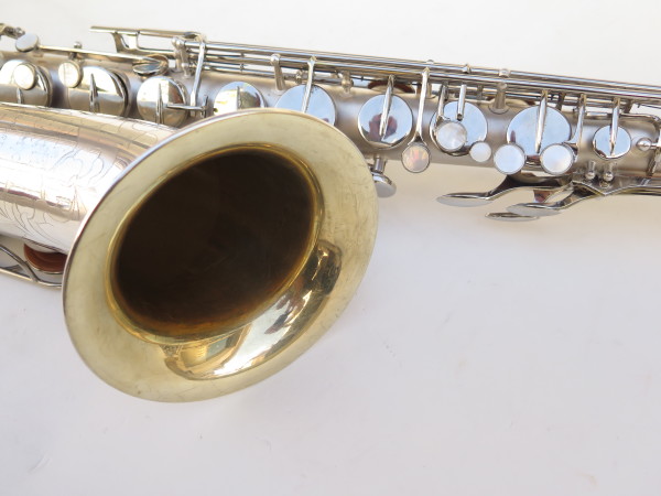Saxophone ténor Martin Committee 3 argenté sablé plaqué or (12)
