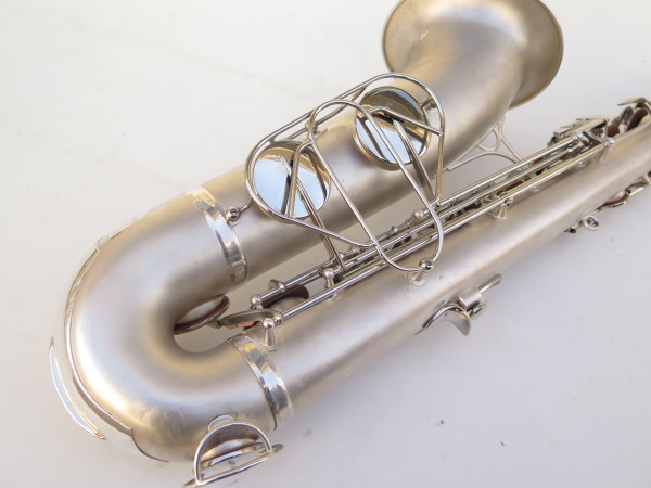 Saxophone ténor Martin Committee 3 argenté sablé plaqué or (13)