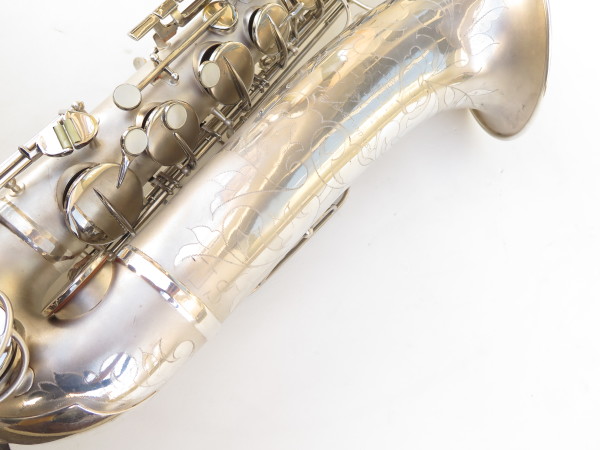 Saxophone ténor Martin Committee 3 argenté sablé plaqué or (15)