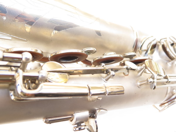 Saxophone ténor Martin Committee 3 argenté sablé plaqué or (16)
