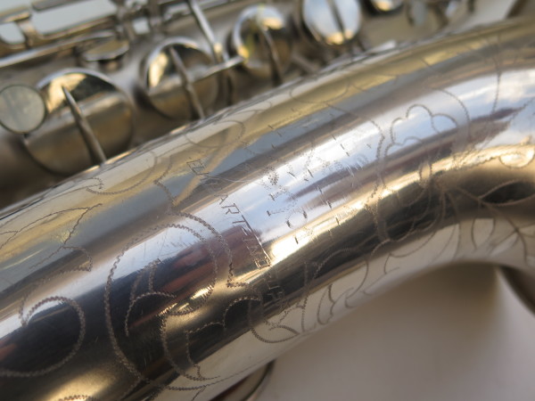 Saxophone ténor Martin Committee 3 argenté sablé plaqué or (4)