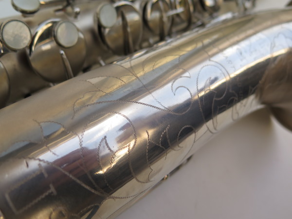 Saxophone ténor Martin Committee 3 argenté sablé plaqué or (5)