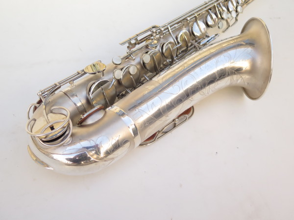 Saxophone ténor Martin Committee 3 argenté sablé plaqué or (9)