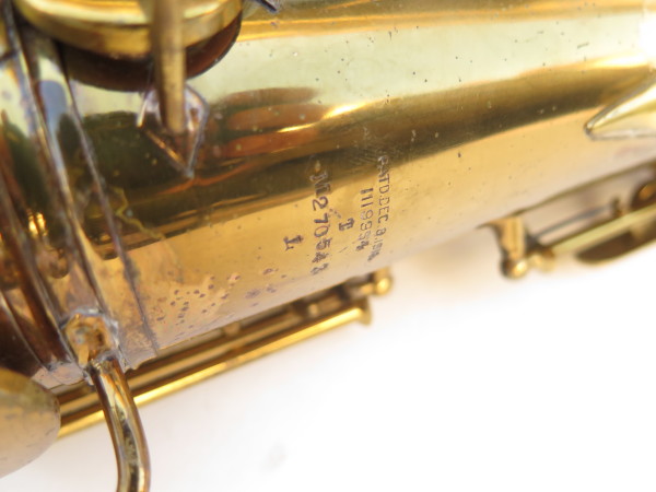 Saxophone ténor Conn transitionnel 10M verni gravé Ladyface (14)