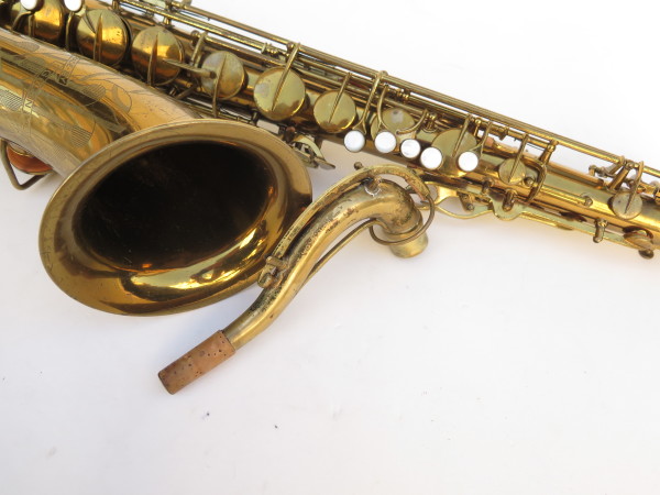 Saxophone ténor Conn transitionnel 10M verni gravé Ladyface (9)