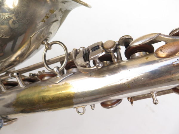 Saxophone ténor Selmer Balanced Action équilibré argenté gravé (1)