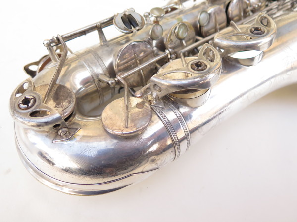 Saxophone ténor Selmer Balanced Action équilibré argenté gravé (10)