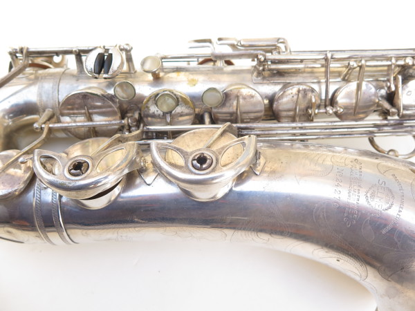 Saxophone ténor Selmer Balanced Action équilibré argenté gravé (11)