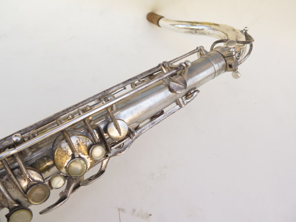 Saxophone ténor Selmer Balanced Action équilibré argenté gravé (12)