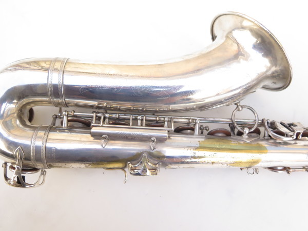 Saxophone ténor Selmer Balanced Action équilibré argenté gravé (2)