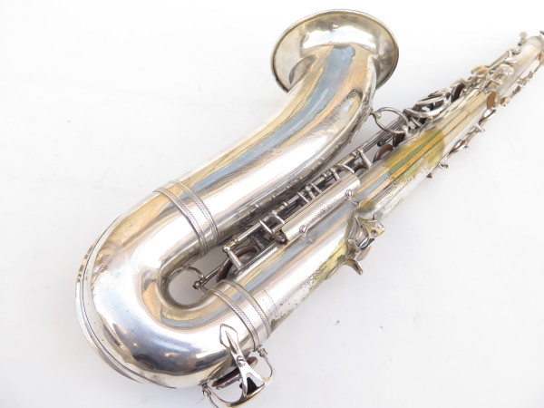 Saxophone ténor Selmer Balanced Action équilibré argenté gravé (7)