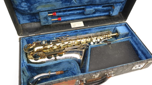 Saxophone alto King Super 20 Silversonic verni gravé (1)