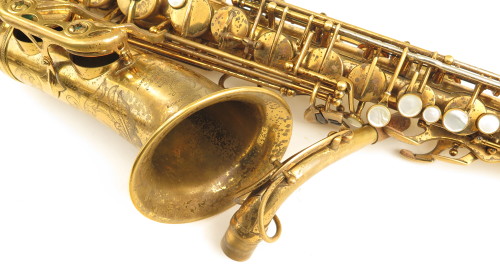 Saxophone alto Selmer Super Balanced Action verni gravé (1)