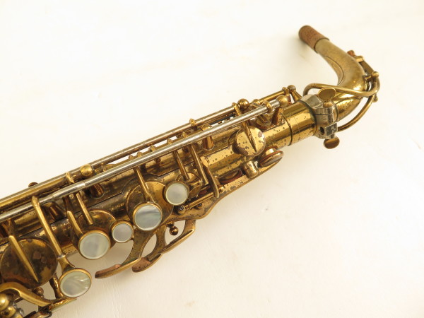 Saxophone alto Selmer Super Balanced Action verni gravé (10)